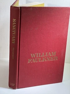 William Faulkner- Sanctuary, 1958, Random House Edition Red HC Book - Imagen 1 de 10