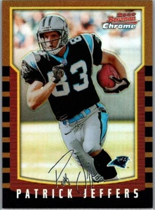 2000 Bowman Chrome Refractor #19 Patrick Jeffers Carolina Panthers - Picture 1 of 2