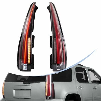1 par de luces traseras LED transparentes para GMC Yukon Chevrolet-Tahoe Suburban 2007-2014 Foto 1 de 4