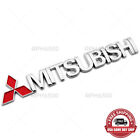 For Mitsubishi Chrome Logo Letter Sport Rear Liftgate Tailgate Lid Badge Emblem