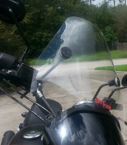 Harley Davidson Night-Rod V-Rod - CLEAR 15" Spitfire Windshield & Hardware - Picture 1 of 5