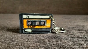 Keychain audio cassette Basf with a ballpoint pen. - Picture 1 of 12