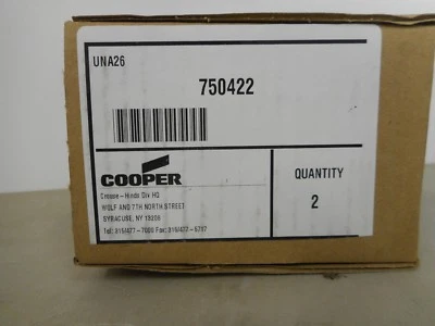 COOPER CROUSE HINDS UNA26 750422 EXPLOSION PROOF UNION