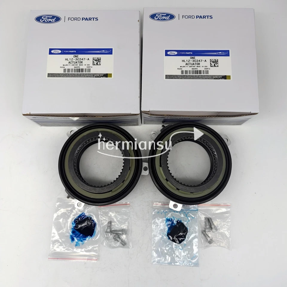 New 2X 4WD Auto Hub Lock Actuator For 2015 thru 2019 F-150 with  HL1Z-3C247-A Foto 1 de 4