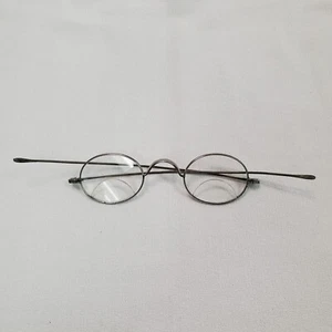 VTG Oval Round Bifocal Glasses Unknown Date Silver - Picture 1 of 7