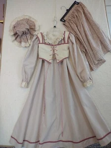 Handmade Young Girl's Colonial or Renaissance Renfaire Complete Outfit / Costume - Picture 1 of 24