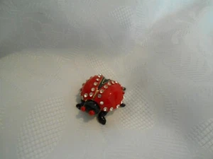 UNBRANDED-BEJEWELED LADY BUG TRINKET BOX - Picture 1 of 3