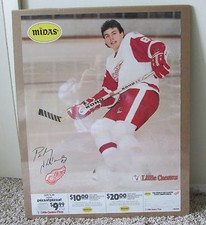 VINTAGE 1986 PETR KLIMA POSTER DETROIT RED WINGS MIDAS MAN CAVE