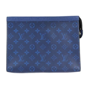 LOUIS VUITTON business bag M30423 Pochette Voyage MM Taigalama Clutch bag p... - Picture 1 of 9