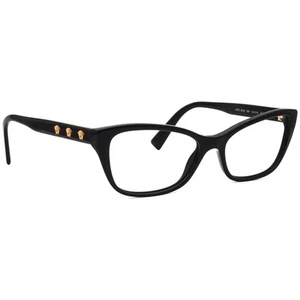 Versace Eyeglasses MOD. 3249 GB1 Polished Black Cat Eye Frame Italy 54[]16 140 - Picture 1 of 6