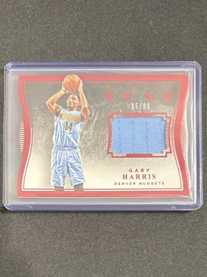 2015/16 Panini Luxe NBA Gary Harris #70 rojo troquelado juego reliquia usada/99 Foto 1 de 2