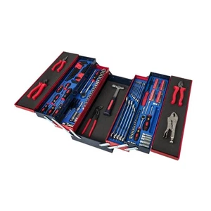 Genius Tools 142 piezas 1/4"" y 1/2"" Dr. Juego de herramientas mecánicas métricas - MS-142TS - Imagen 1 de 6