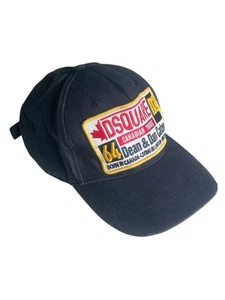 Gorra de béisbol Dsquared2 edición limitada Dean & Dan Twins ajustable azul marino talla única - Imagen 1 de 14