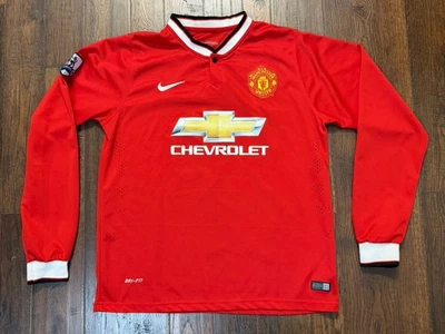 Camiseta deportiva Nike Manchester United 2014 Wayne Rooney #10 manga larga para hombre mediana Foto 1 de 4