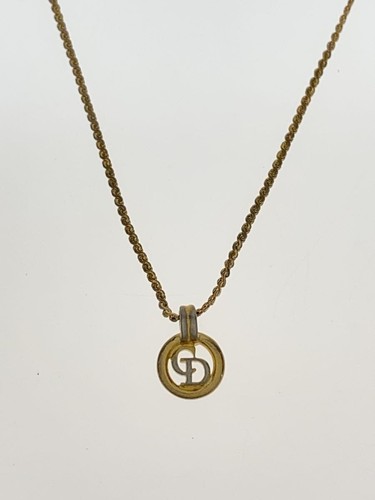 Collana Christian Dior motivo mini CD usata da donna