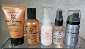 LOT OF 5 BUMBLE AND BUMBLE TRAVEL  SHAMPOO + CONDITIONER + OIL + TEXTURE SPRAY - Picture 1 of 6