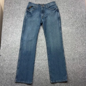 Ariat Rebar M4 Jeans Mens 32x36 (actual 33x35) Relaxed Boot Cut Denim Western - Picture 1 of 17