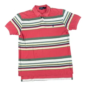 Polo Ralph Lauren Hemd gestreift M Herren Baumwolle Kurzarm Logo klassisch - Bild 1 von 15