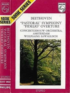 SAWALLISCH CONCERTGEBOUW BEETHOVEN PASTORAL FIDELIO CASSETTE ALBUM PHILIPS SONIC - Picture 1 of 11