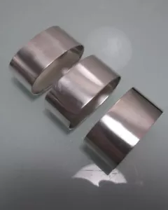 3 x Napkin Ring BSF Simple Design Napkin Rings Set of 3 - Picture 1 of 3