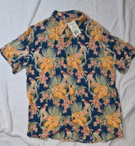 Margaritaville Herren Hemd 2XL Hawaii Blumen Tropical Parrott - Bild 1 von 5