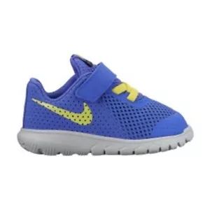 Nike Flex Experience 5 TDV Paramount Blue 844997402 Hook & Loop Toddler Boy New - Picture 1 of 5