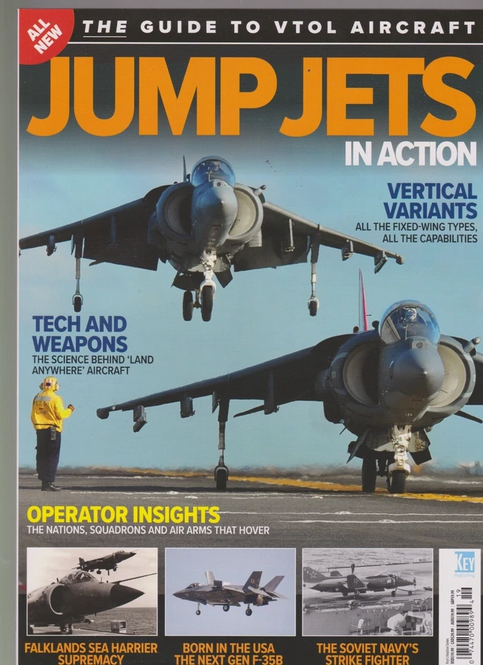 GUIDE TO VTOL AIRCRAFT MAGAZINE KEY PUBLISHING 2025 JUMP JETS IN ACTION - Image 1 of 1