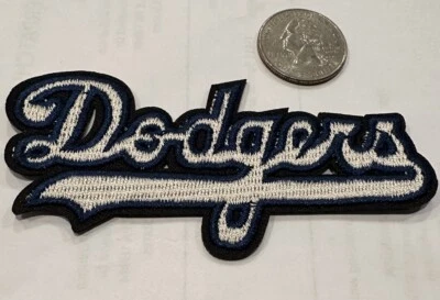 Los Angeles Dodgers embroidered iron on patch Approx 3.5”x  1.5” Awesome! - Image 1 of 3