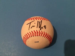 RAWLINGS BASEBALL con (1) Autografo Cleveland Professional Baseball LEGGI - Foto 1 di 4