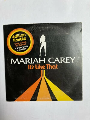 CD SINGLE MARIAH CAREY IT'S LIKE THAT - FRENCH EDITION 2 tracks  limited edition - Photo 1/3