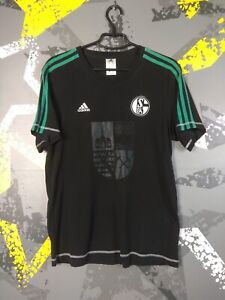 FC Schalke 04 Training Jersey Fan Football Soccer Shirt Adidas Mens Size M ig93