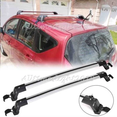 For Nissan Versa Car Top Roof Rack Cross Bars Luggage Cargo Carrier W/ Lock Foto 1 de 4