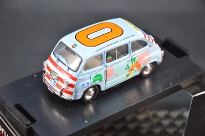 FIAT 600D MULTIPLA ALDO DRUDI DESIGN SCALA 1/43 BRUMM R401 DIE CAST ITALY - Immagine 1 di 3