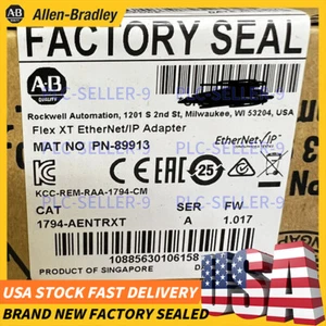 New Sealed Allen-Bradley 1794-AENTRXT Ser A Flexlogix EtherNet/IP Adapter - Picture 1 of 3