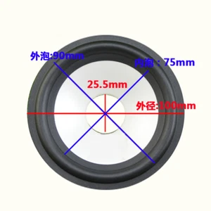 Repuesto de reparación de audio de 4" 4 pulgadas 4 pulgadas 100 mm cono de altavoz de goma - Imagen 1 de 4