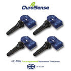 Pack Of 4 Durosense Tpms Rubber Valve Sensor Pre Coded For Hyundai Ds038rhyu 4