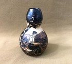 vase coloquinte en grès de CIBOURE signé VE décor BASQUE 10 cm Céramique Vilotte