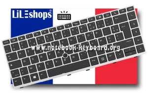 Französische Tastatur AZERTY HP Elitebook 745 G5 G6 / 840 G5 G6 / 846 G5 mit Hintergrundbeleuchtung - Bild 1 von 2