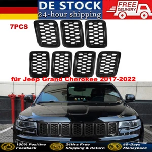 Front Kühlergrill Einsätze Grill Guard Trim für Jeep Grand Cherokee 2017-2022 - Bild 1 von 8