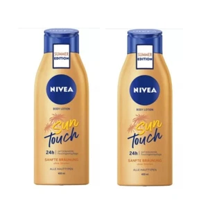NIVEA SUN Touch Tanning Body Lotion Bronzing Moisturizing 2 X 14 oz - Picture 1 of 2