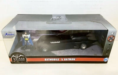 NEW Jada Toys 31705 Batman Animated Series BATMOBILE 1:32 Scale Vehicle & Figure - Image 1 of 2