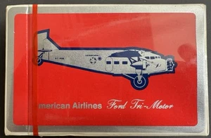 Vintage Sealed American Airlines Ford Tri-Motor Deck of Playing Cards, NEW - Bild 1 von 2