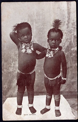1906 VIC Victoria QV 1d Australia Postal 'Diamantes Negros' Serie de Arte Infantil Foto 1 de 4