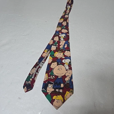Gravata vintage de amendoim Charlie Brown Snoopy - Imagem 1 de 4