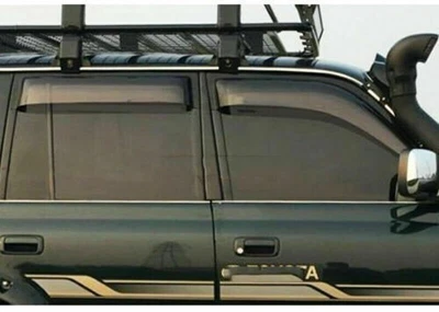 Para Land Cruiser LC80 FJ80 1991-1997 Ventana Lateral Visera Ventilación Parasol Protector de Lluvia Foto 1 de 4