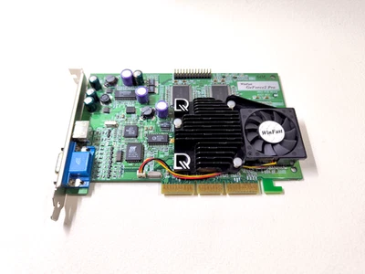Leadtek WinFast Nvidia GeForce2 Pro - AGP Graphics Card GPU - Good Condition - Image 1 of 2