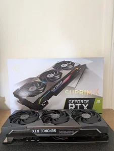 Nvidia GeForce RTX 3070 Ti MSI SUPRIM X 8GB GDDR6X Boxed Graphic Card - Afbeelding 1 van 11