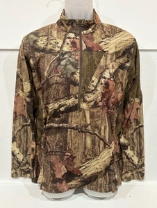 Rocky 1/4 Zip Pullover Mens M Scent IQ Mossy Oak Camo Lightweight Flaw READ - Picture 1 of 14