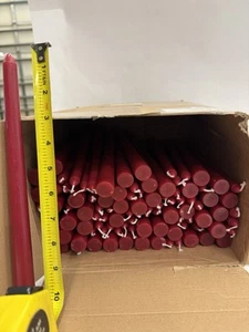 Nuanchu 100 piezas velas cónicas 10 pulgadas (H) sin goteo cónicas sin humo largas altas - Imagen 1 de 2