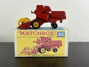 Vintage Matchbox Lesney No 65 C Class Combine Harvester Mint England 36 - Picture 1 of 8